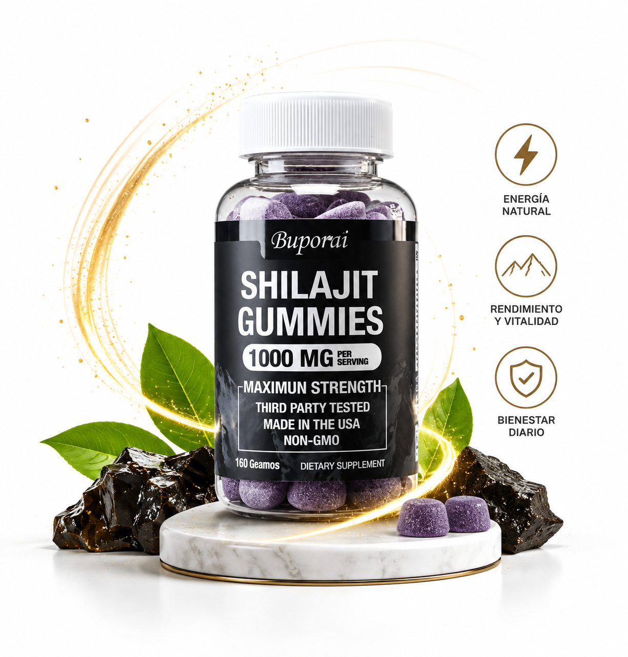 Shilajit Gomitas – Energía y Vitalidad para tu Rutina