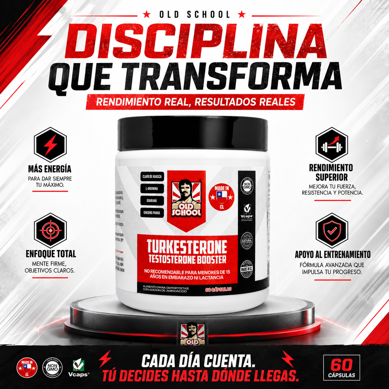 Turkesterone 60 Capsulas