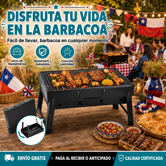 Parrilla Portátil Plegable