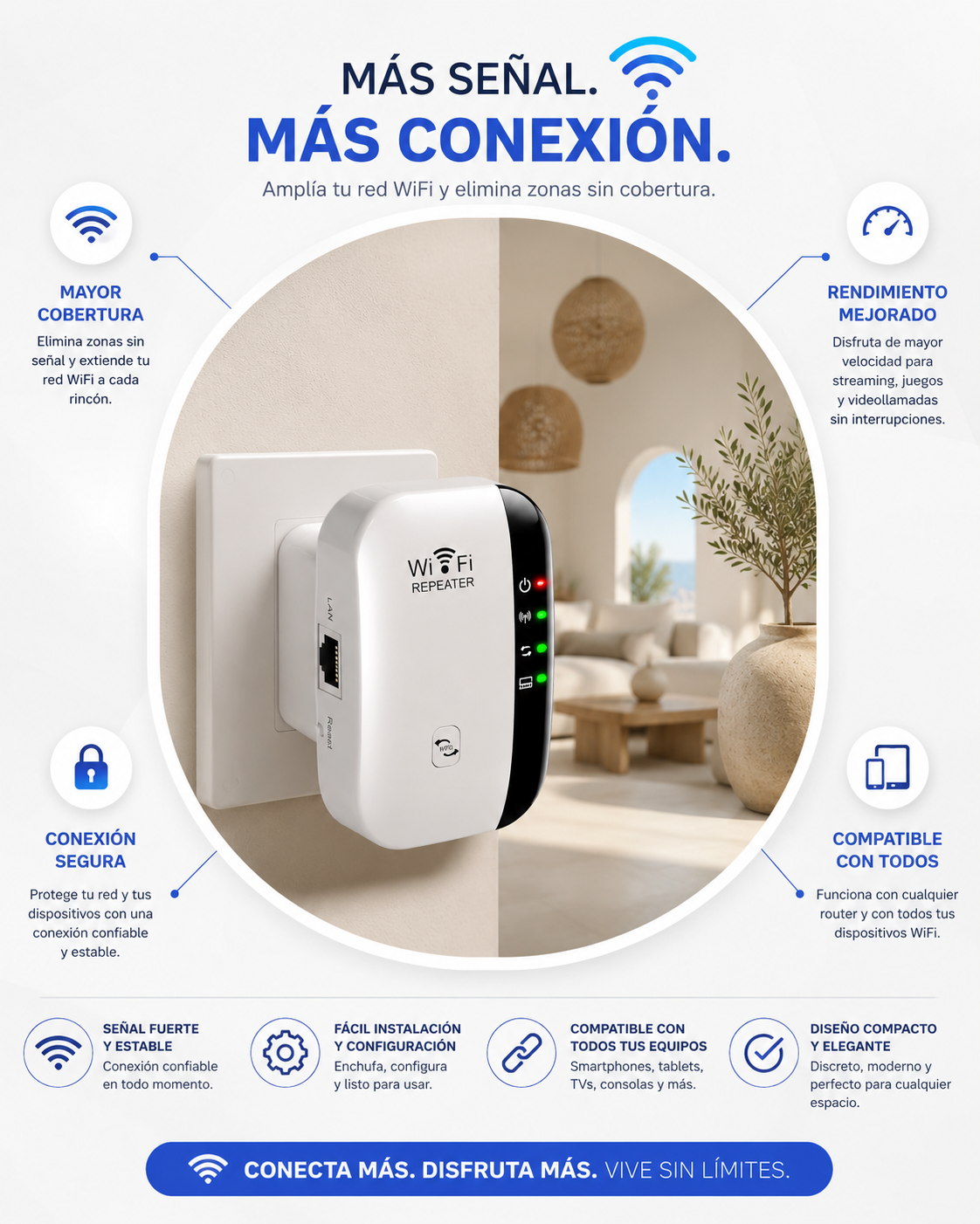 Repetidor de señal Wi-Fi