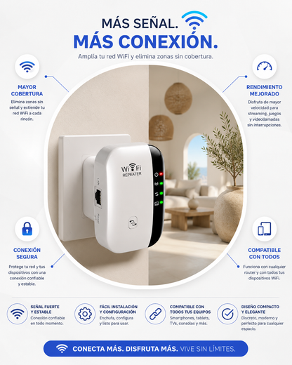 Repetidor de señal Wi-Fi