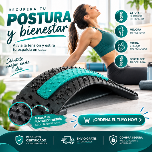 Masajeador y Estirador Lumbar